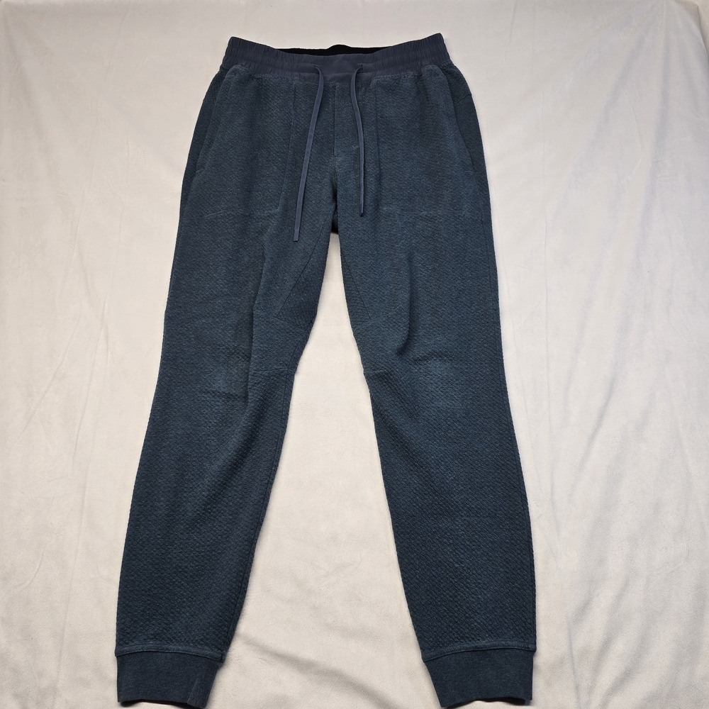 lululemon at ease joggers Men Size Medium Heathered Iron Blue